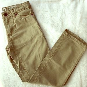 Girls 👧🏻 CRAZY 8 Khaki Rocket fit 👖 size 6 NWT